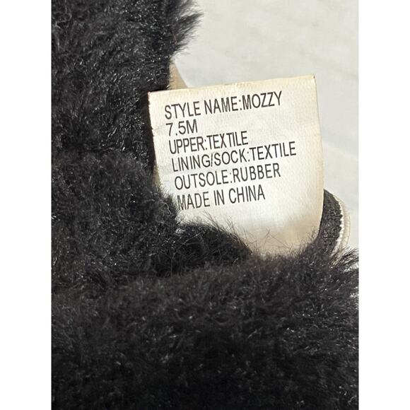 Kate Spade Mozzy Slipper soft Cozy Womens Size 7.5 Black Lightweight Open Toe - Picture 11 of 11